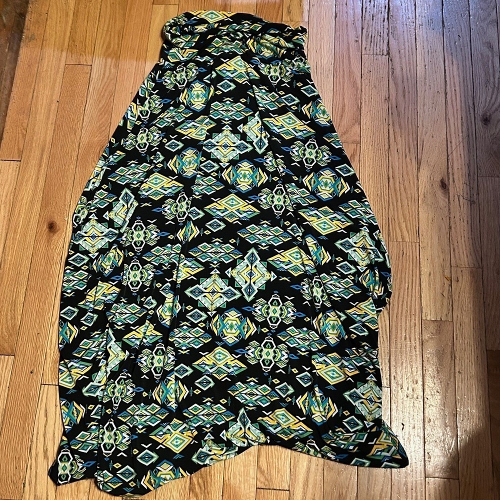 Lularoe Maxi Skist Multi-Color Jersey Large Band Wiast Size XS